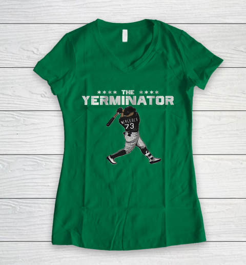 The Yerminator Women's V-Neck T-Shirt - Image 4