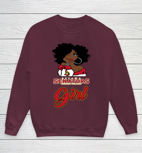 Ottawa Senators Girl NHL Youth Sweatshirt 5