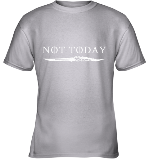 ocur not today death valyrian dagger game of thrones shirts youth t shirt 26 front sport grey