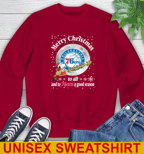 Philadelphia 76ers Merry Christmas To All And To 76ers A Good Season NBA Basketball Sports Sweatshirt 9