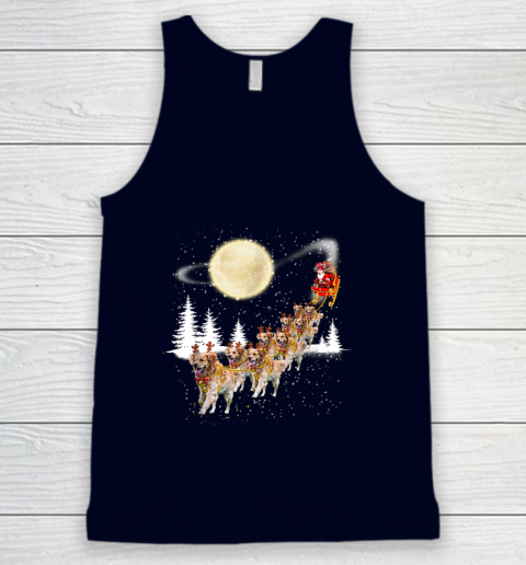 Golden Retriever Reindeer Christmas Tank Top 2