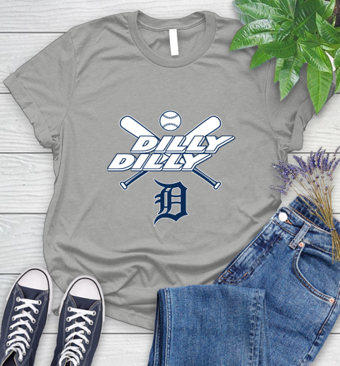 MLB Detroit Tigers Dilly Dilly Baseball Sports Women's T-Shirt 10