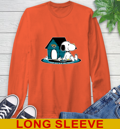 NFL Football Jacksonville Jaguars Snoopy The Peanuts Movie Shirt Long Sleeve T-Shirt 5