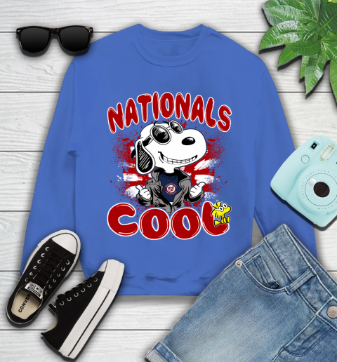 MLB Baseball Washington Nationals Cool Snoopy Shirt Youth Sweatshirt 6 MLB Baseball Washington Nationals Cool Snoopy Shirt Youth Sweatshirt - Image 6