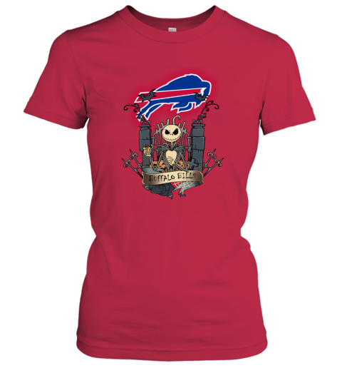 NFL Buffalo Bills Football Jack Skellington Halloween T-Shirt