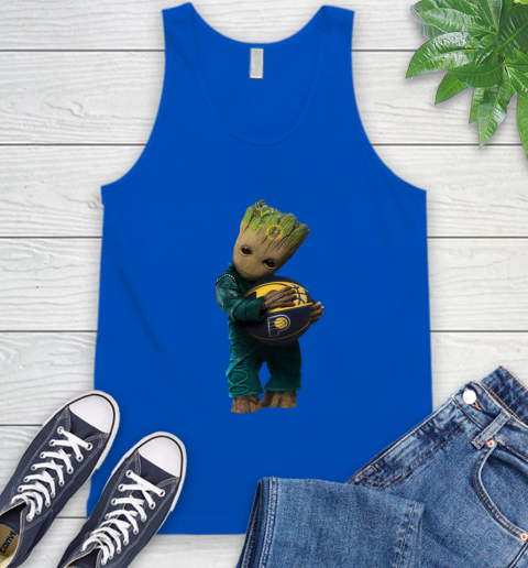 NBA Groot Guardians Of The Galaxy Basketball Sports Indiana Pacers Tank Top 5