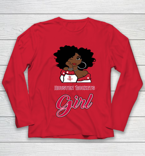 Houston Rockets Girl NBA Youth Long Sleeve 10