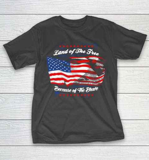 Veteran Shirt Land Of The Free T-Shirt