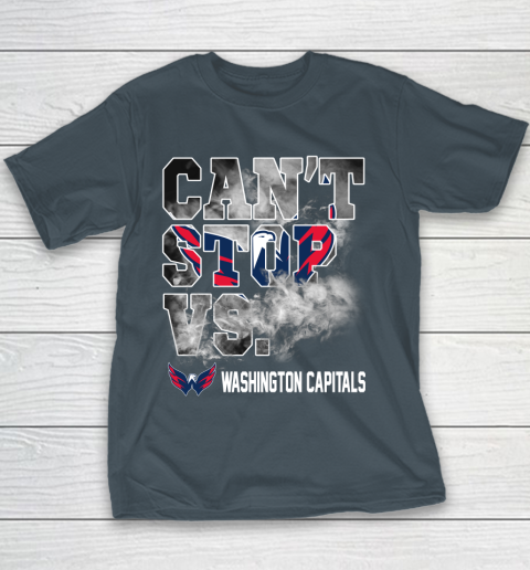 NHL Washington Capitals Hockey Can't Stop Vs Youth T-Shirt 5