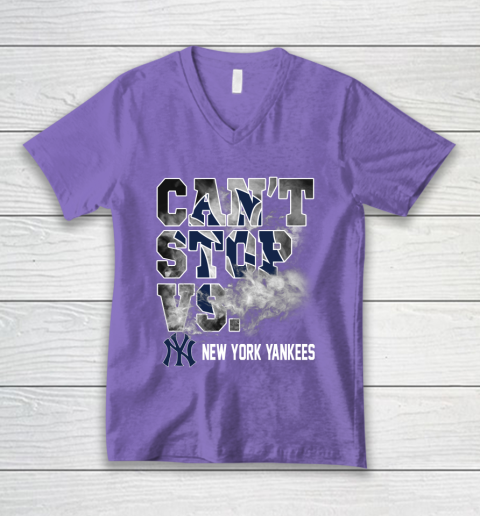 MLB New York Yankees Baseball Can't Stop Vs Yankees V-Neck T-Shirt 8