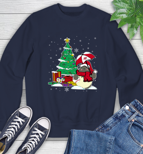 Cincinnati Reds MLB Baseball Cute Tonari No Totoro Christmas Sports (1) Sweatshirt 2