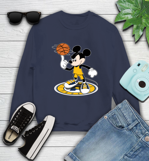NBA Basketball Indiana Pacers Cheerful Mickey Disney Shirt Sweatshirt 3