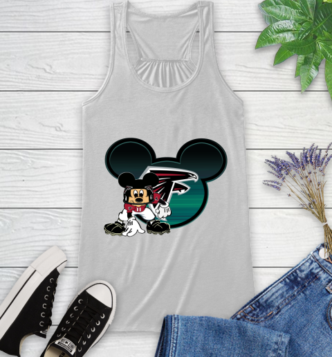 NFL Atlanta Falcons Mickey Mouse Disney Football T Shirt Racerback Tank