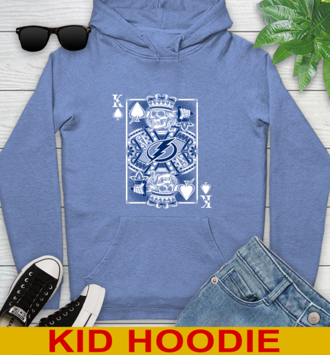 Tampa Bay Lightning NHL Hockey The King Of Spades Death Cards Shirt Youth Hoodie 12
