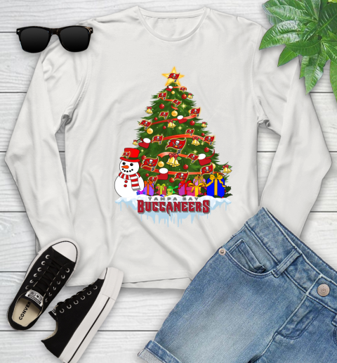Tampa Bay Buccaneers Merry Christmas NFL Football Sports Youth Long Sleeve 12