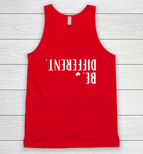 Funny Upside Down Be Different Tank Top 4