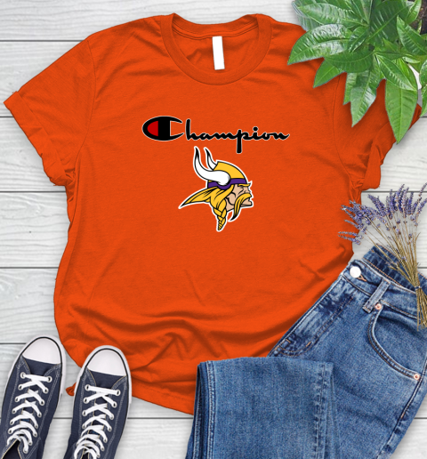 NFL Football Minnesota Vikings Champion Shirt Women's T-Shirt 2