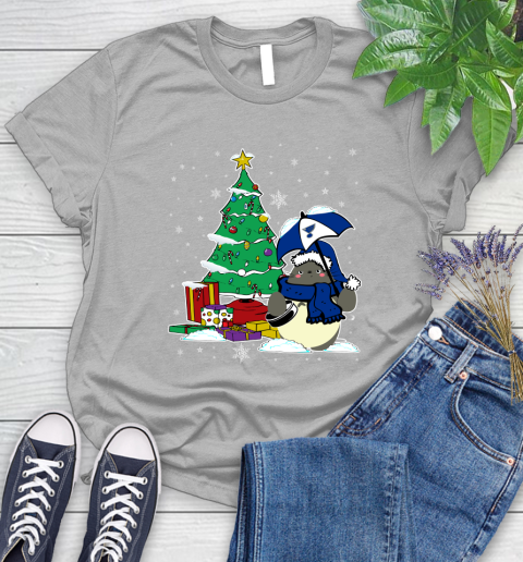 St.Louis Blues NHL Hockey Cute Tonari No Totoro Christmas Sports (1) Women's T-Shirt 5
