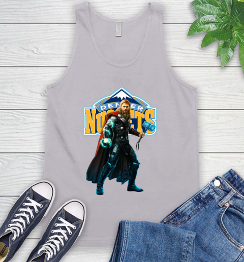 NBA Thor Avengers Endgame Basketball Denver Nuggets Tank Top 4