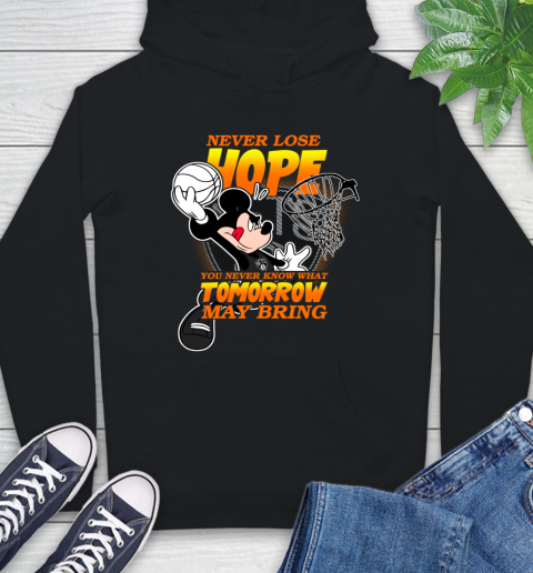 Brooklyn Nets NBA Basketball Mickey Disney Never Lose Hope Hoodie