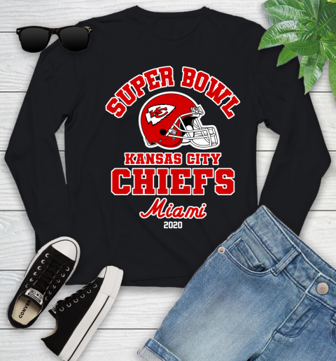Kansas City Chiefs Super Bowl Champion Miami Logo 2020 NFL Shirts 113