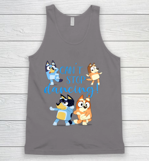 Bluey Dad Cant Stop Dancing For Father Day Tank Top 7