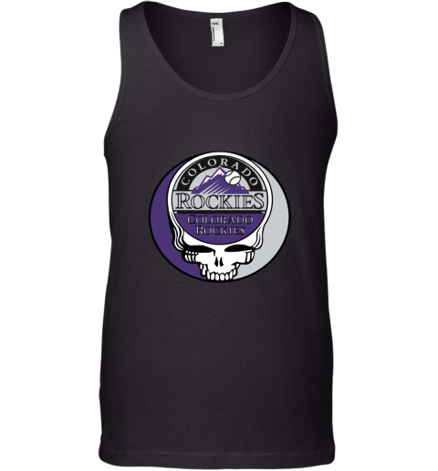 Colorado Rockies The Grateful Dead Baseball MLB Mashup Tank Top