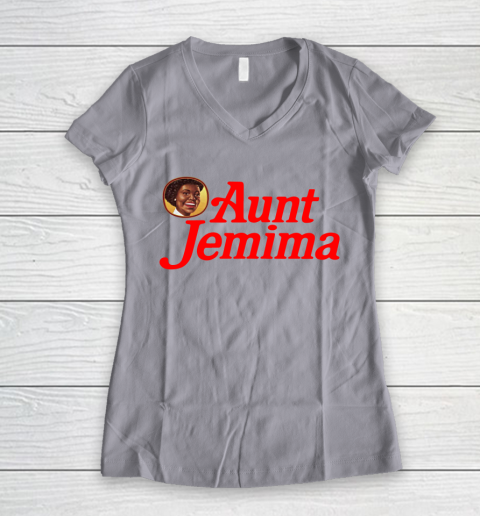 Aunt Jemima Women's V-Neck T-Shirt 2