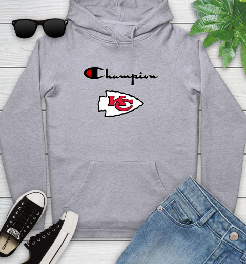 NFL Football Kansas City Chiefs Champion Shirt Youth Hoodie 4