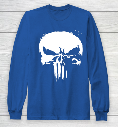 The Punisher Jon Bernthal Frank Castle Punisher Black Essential Long Sleeve T-Shirt 6