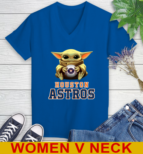 MLB Baseball Houston Astros Star Wars Baby Yoda Shirt 87