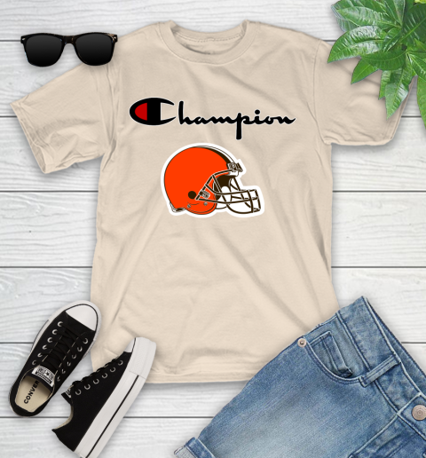 NFL Football Cleveland Browns Champion Shirt Youth T-Shirt 9