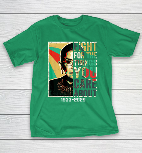 Notorious RBG 1933  2020 Shirt  Fight For The Things You Care About Vintage T-Shirt 5