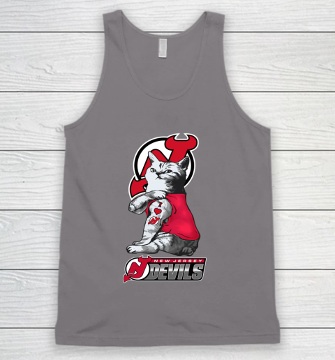 NHL My Cat Loves New Jersey Devils Hockey Tank Top 6