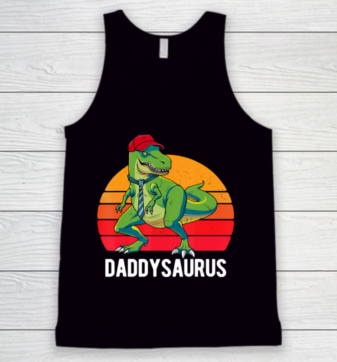 Father gift shirt Daddysaurus Shirt Fathers Day Gifts T Rex Daddy Saurus Men T Shirt Tank Top