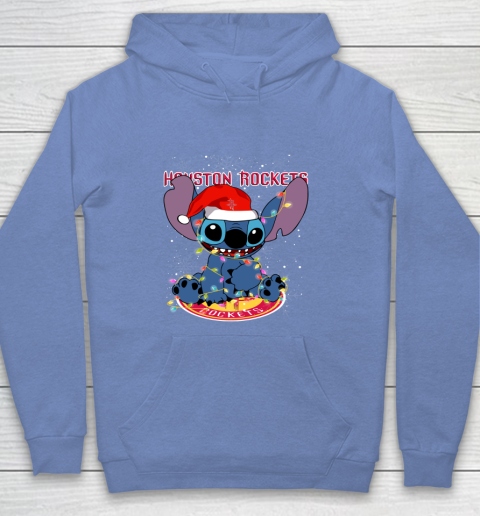 Houston Rockets NBA noel stitch Basketball Christmas Youth Hoodie 7