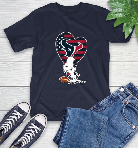 Houston Texans NFL Football The Peanuts Movie Adorable Snoopy T-Shirt 4