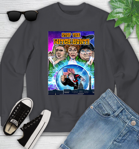 Stop The Witch Hunt Trump Youth Sweatshirt 6