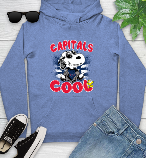 NHL Hockey Washington Capitals Cool Snoopy Shirt Youth Hoodie 11