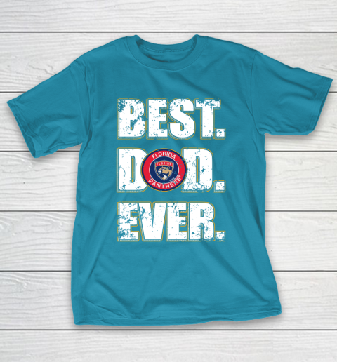 NHL Florida Panthers Hockey Best Dad Ever Family Shirt T-Shirt 7