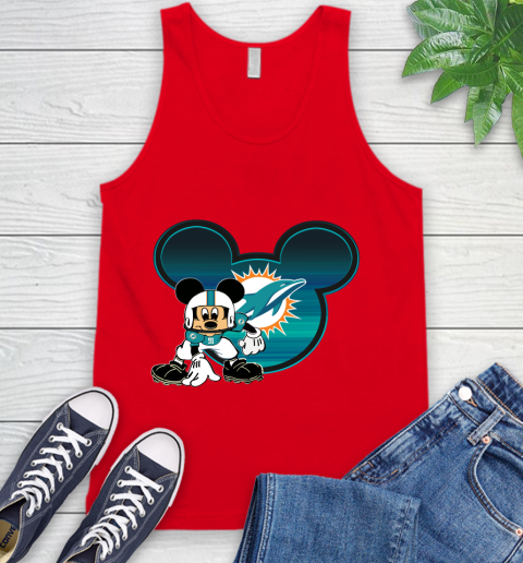 NFL Miami Dolphins Mickey Mouse Disney Football T Shirt Tank Top 6