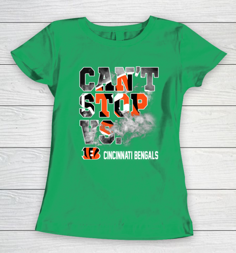 NFL Cincinnati Bengals Can't Stop Vs Women's T-Shirt - Image 6