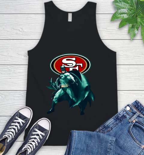 NFL Batman Football Sports San Francisco 49ers Tank Top 2