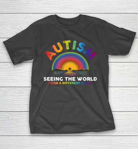 Autism Seeing The World Funny Autism Awareness (2) T-Shirt