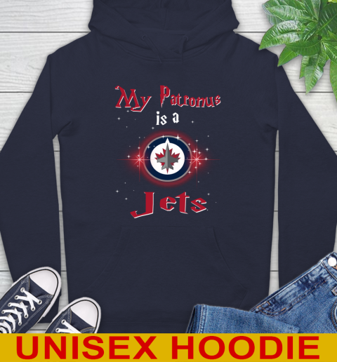 NHL Hockey Harry Potter My Patronus Is A Winnipeg Jets Hoodie 3