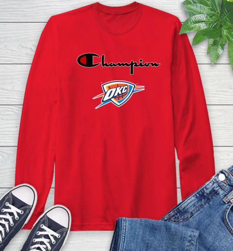 NBA Basketball Oklahoma City Thunder Champion Shirt Long Sleeve T-Shirt 9