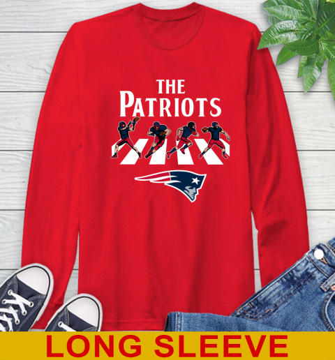 NFL Football New England Patriots The Beatles Rock Band Shirt Long Sleeve T-Shirt 12