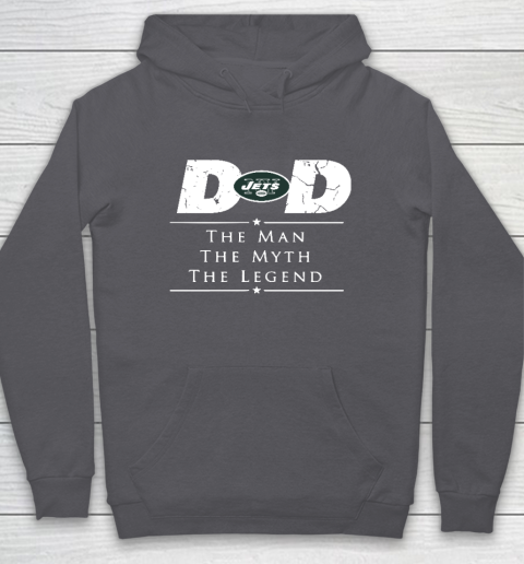 New York Jets NFL Football Dad The Man The Myth The Legend Hoodie 4