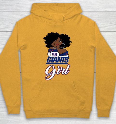 New York Giants Girl NFL Hoodie 3