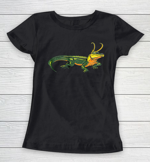 Loki gator Alligator loki Croki Crocodile God of mischief Women's T-Shirt